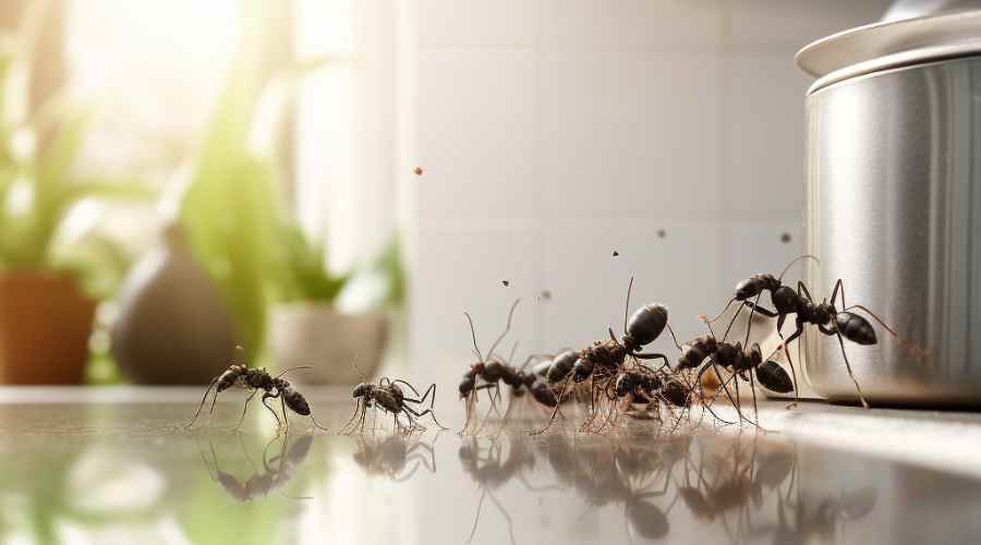 Ants Marching On Kitchen Countertop How to Keep Pests Out of Your House for Good